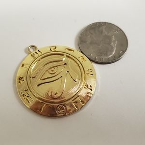 24k Gold Vermeil Eye Of Horus Charm